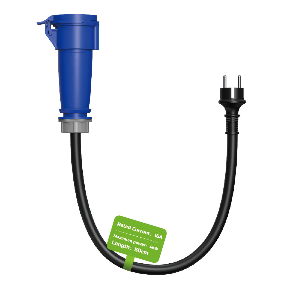 CEE 32A/250V 3Pin to Schuko 16A 250V Adapter Cord