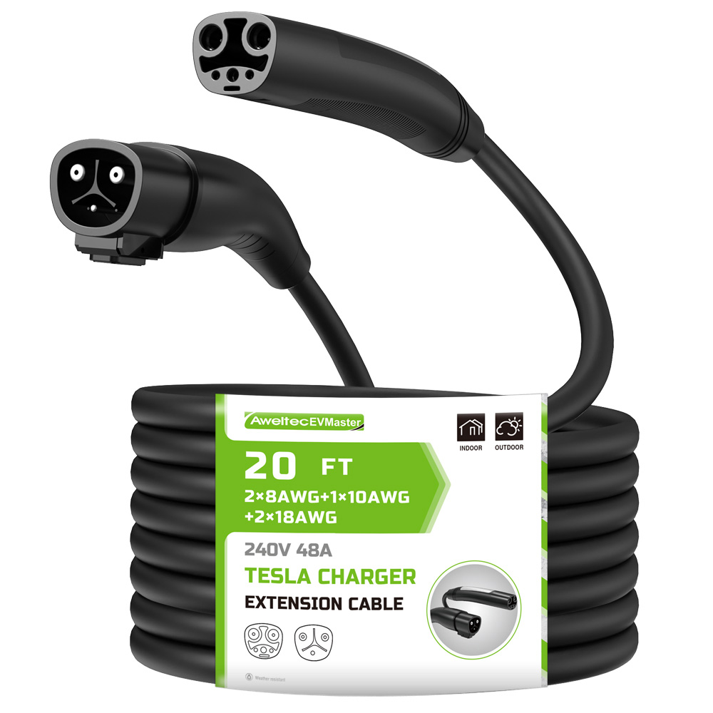 Tesla Charger Extension Cable 20Ft
