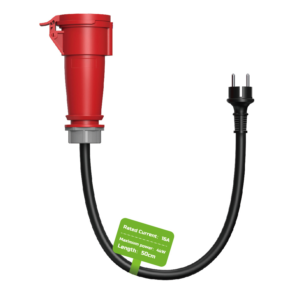 CEE 32A/400V 5Pin to Schuko 16A/250V Adapter Cord