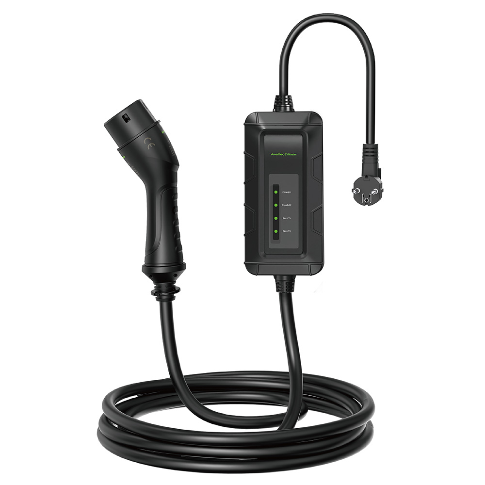 Type 2 16A 3.7kW Portable LED EV Charger