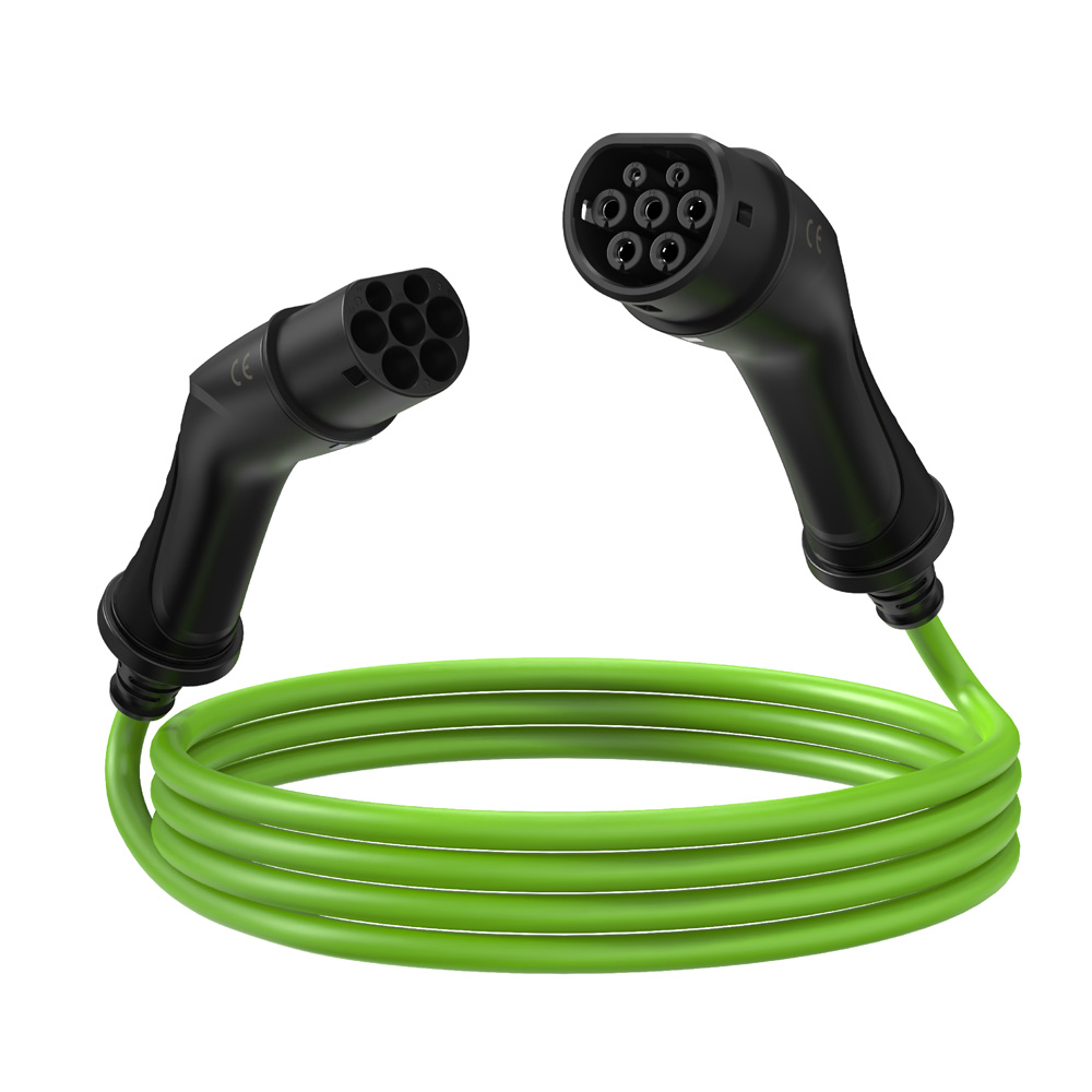 20A 250V 4.6kW Type 2 EV Charging Extension Cable